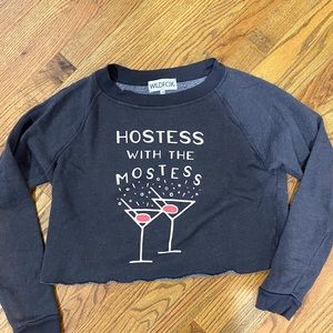 Wildfox Cropped Sweatshirt